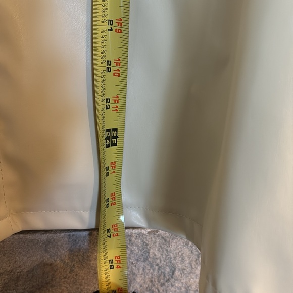 Cream Faux Leather top - Picture 10 of 11